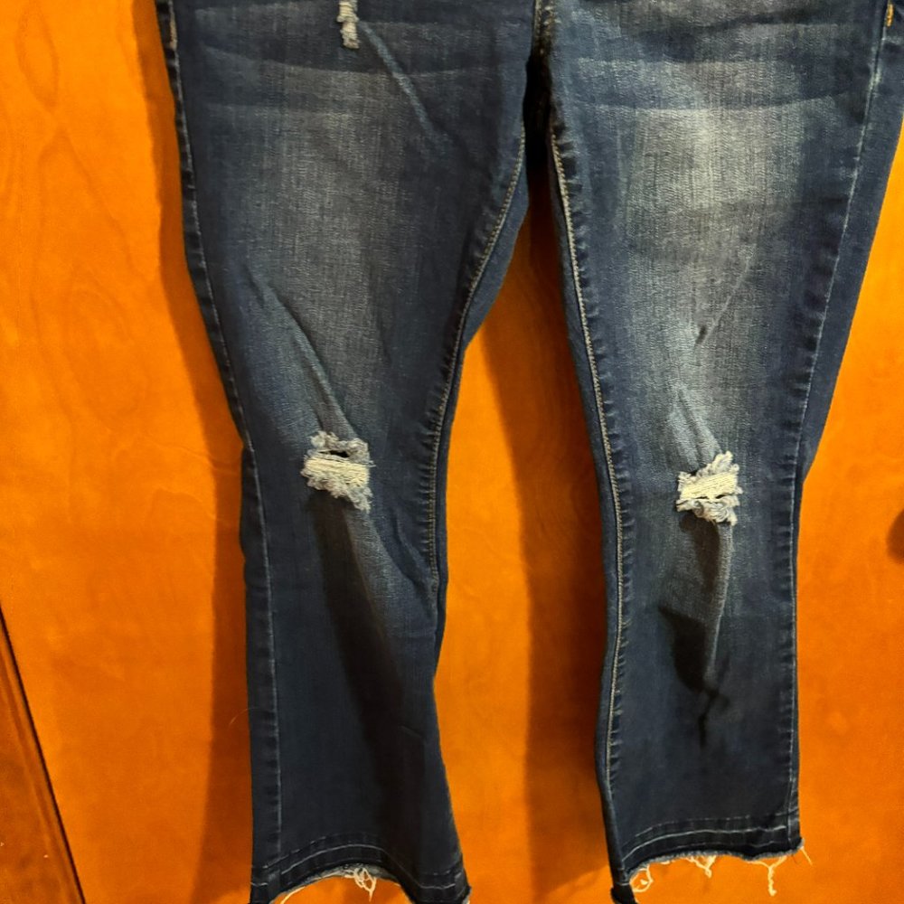 dollhouse distressed cropped Farrah‎ jeans size 3 - Picture 5 of 16